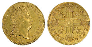 Francouzská zlatá mince Louis d’or
