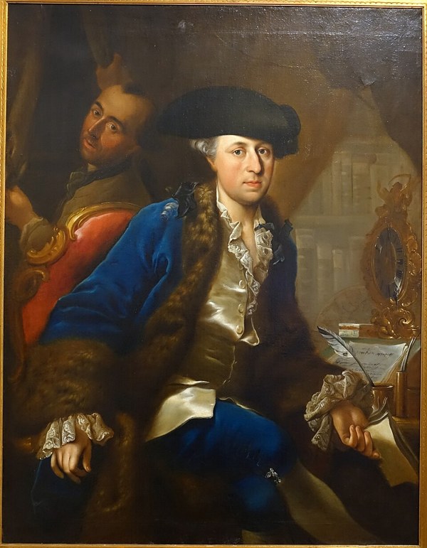 Portrét Františka Ludvíka z Erthalu od Nikolause Treua z roku 1759