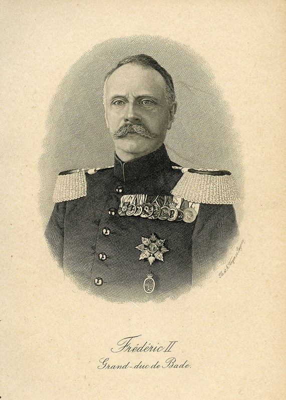 Fotografie bádenského velkovévody Fridricha II.