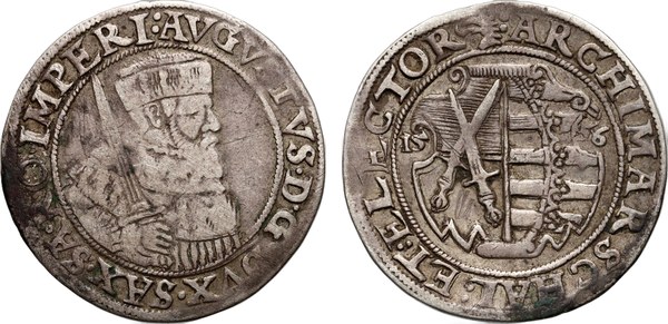 Míšeňský groš kurfiřta Fridricha II. Saského z freiberské mincovny