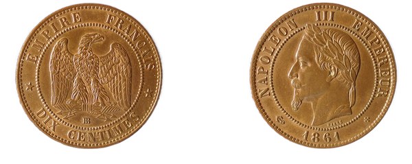 Mince v hodnotě centimů