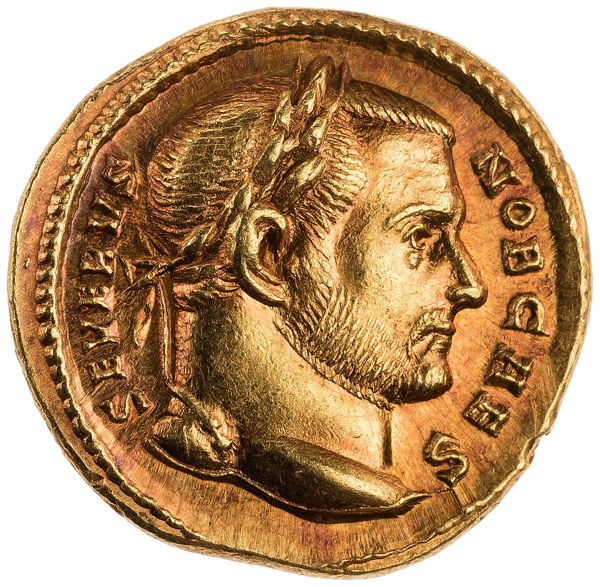 Aureus caesara Severa II. z mincovny v Trevíru