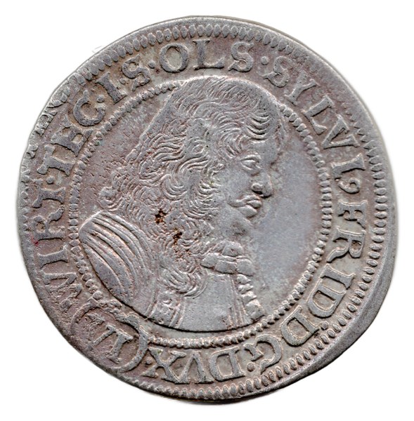Šestikrejcar Sylvia II. Fridricha Württembersko-Olešnického