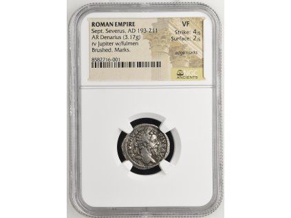Septimius Severus – denár, Řím 208, VF 4/5 2/5