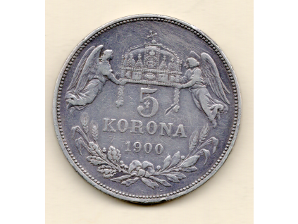 František Josef I. 5 koruna 1900 KB Kremnica